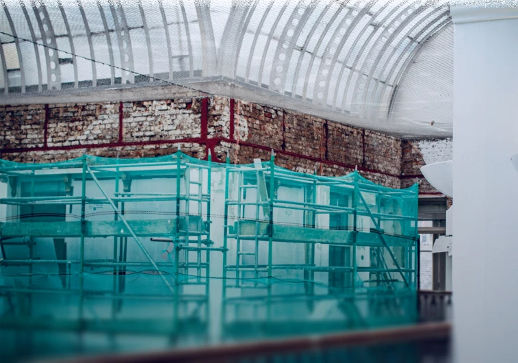 Restoration work underway inside Barton Arcade